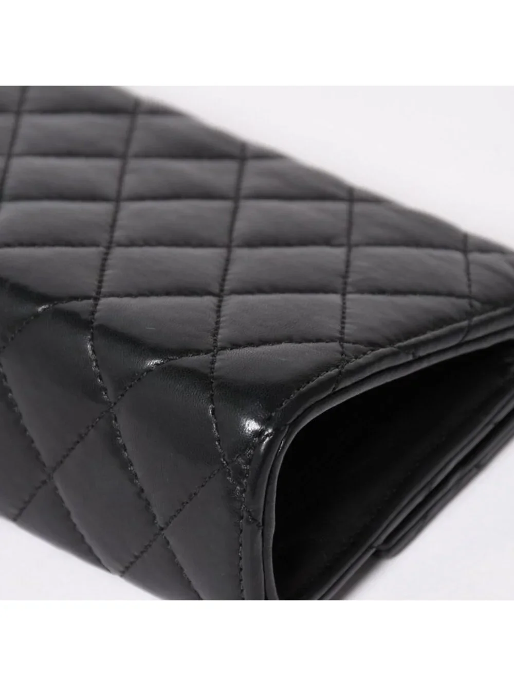Chrome Hearts Dinner Clutch Large Dagger Matelasse Lambskin Black
